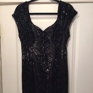 Sexy shimmering cocktail dress